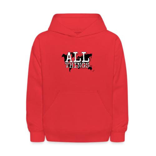 All Things World Map - Kids' Hoodie