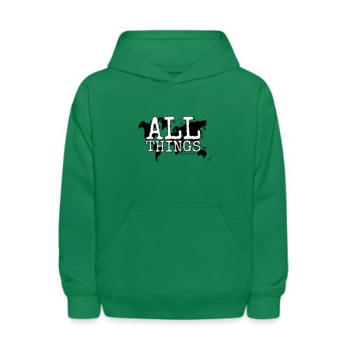 All Things World Map - Kids' Hoodie