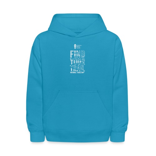 Find Your Trail Topo: National Trails Day - Kids' Hoodie