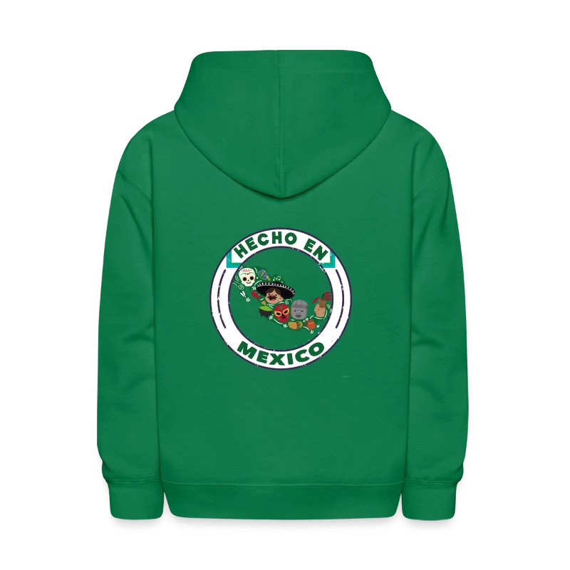 Hecho En Mexico Shirt Mapa Mexico Mexas Vintage - Kids' Hoodie