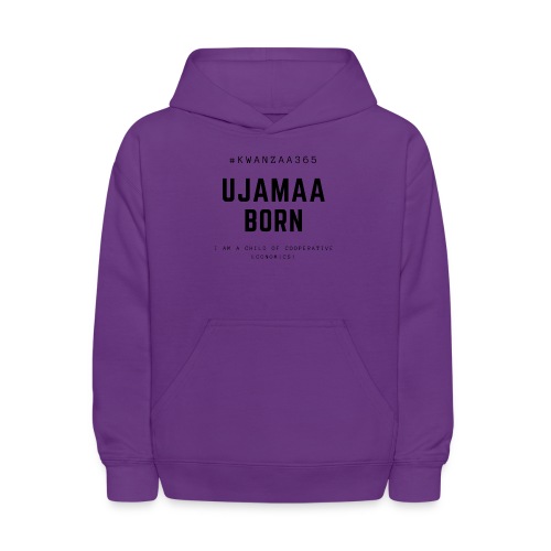 ujamaa born shirt - Kids' Hoodie