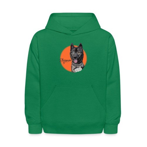 Eleanor the Husky from Gone to the Snow Dogs - Kids' Hoodie