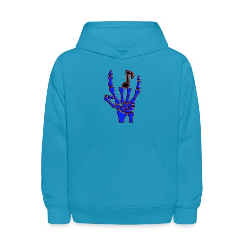 Rock on hand sign the devil's horns - Kids' Hoodie