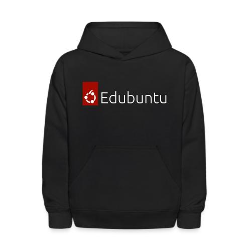 Edubuntu Logo 2023 - White - Kids' Hoodie
