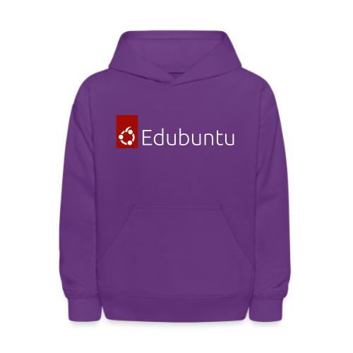 Edubuntu Logo 2023 - White - Kids' Hoodie