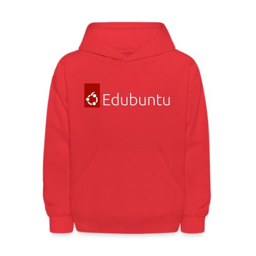 Edubuntu Logo 2023 - White - Kids' Hoodie