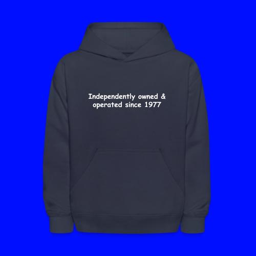 Independently Owned & Operated - Kids' Hoodie