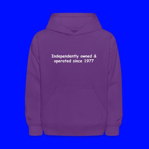 Independently Owned & Operated - Kids' Hoodie