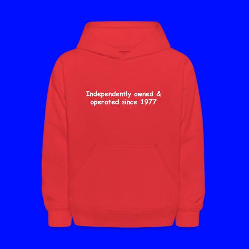 Independently Owned & Operated - Kids' Hoodie