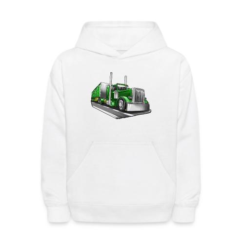 Kenworth Truck 18 Wheeler Big Rig - Kids' Hoodie