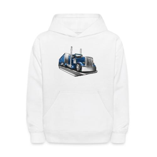 Big Rig Semi Truck American Truck - Kids' Hoodie