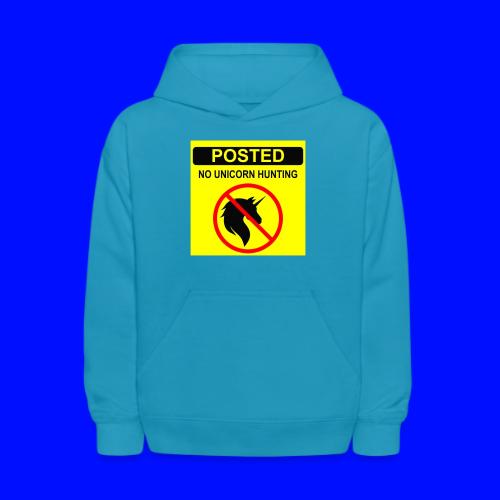 Posted Unicorn Hunting 3color - Kids' Hoodie