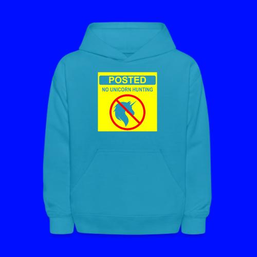 Posted Unicorn Hunting (open) - Kids' Hoodie