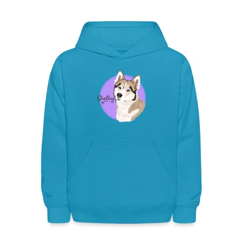 Shelby the Husky from Gone to the Snow Dogs - Kids' Hoodie