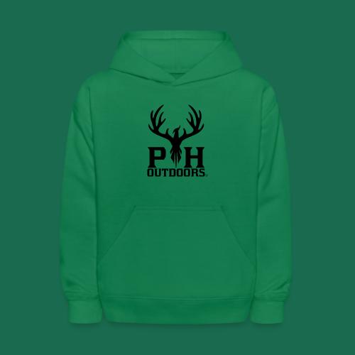 PH Outdoors® Black Logo - Kids' Hoodie