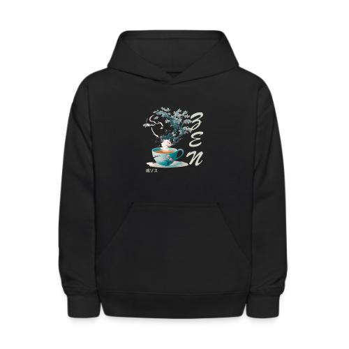 Teacup Steam Creates Japanese Garden: Tranquility - Kids' Hoodie