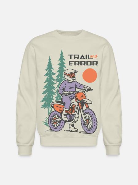 Trail and Error - Unisex Crewneck Sweatshirt - Sand