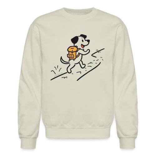 Dog Hiking Fun Tee - Unisex Crewneck Sweatshirt