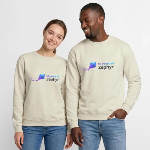 Zephyr 10th Anniversary Horizontal Color - Unisex Crewneck Sweatshirt
