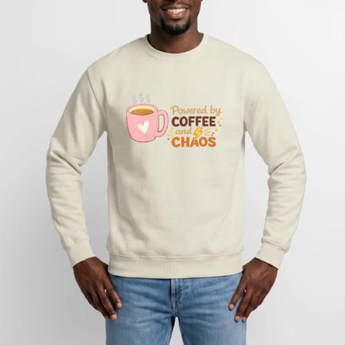 Powered by Coffee and Chaos - Unisex Crewneck Sweatshirt