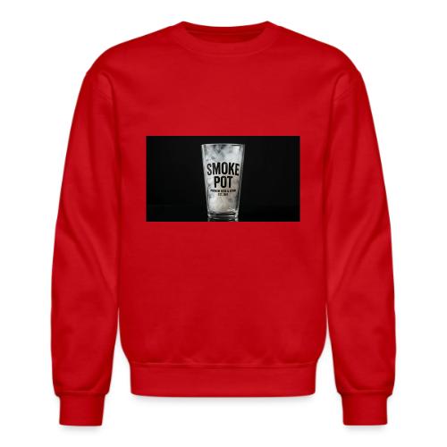 **Smoke Pot Glass TEE** - Unisex Crewneck Sweatshirt