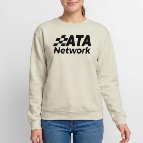 ATA Network Black Stacked Logo - Unisex Crewneck Sweatshirt