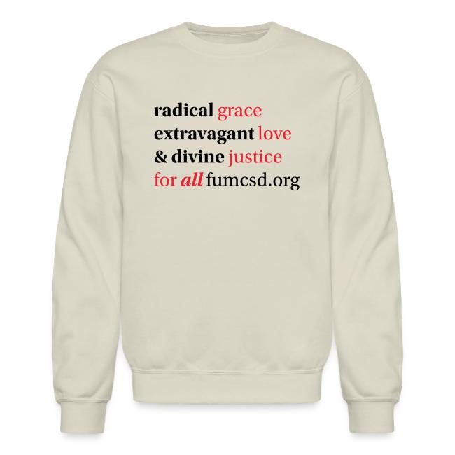 Grace. Love. Justice. serif font