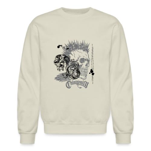PUNK SKULL - Unisex Crewneck Sweatshirt