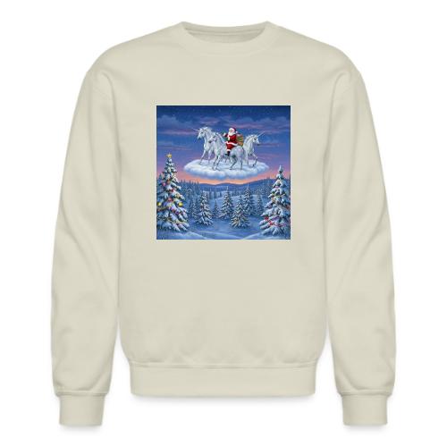 WinterHarbor Snowboat Art Tee - Unisex Crewneck Sweatshirt