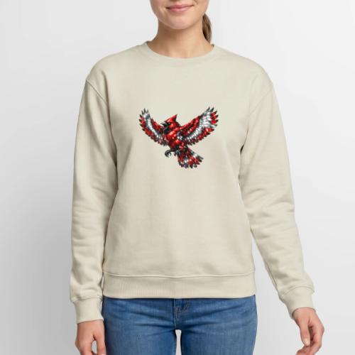 Silver Cardinal in Flight - Unisex Crewneck Sweatshirt