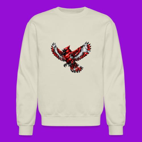 Silver Cardinal in Flight - Unisex Crewneck Sweatshirt