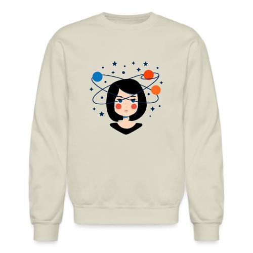Spaced Out Girl – Mouse Pad - Unisex Crewneck Sweatshirt