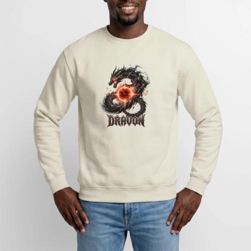 Dravon Fire Dragon Dark Fantasy Graphic T-Shirt - Unisex Crewneck Sweatshirt