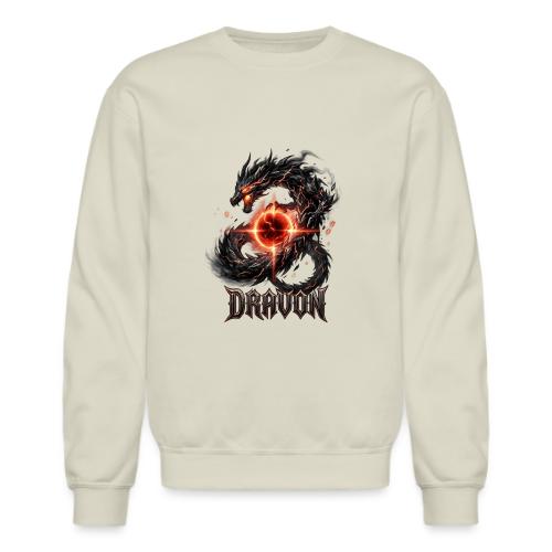 Dravon Fire Dragon Dark Fantasy Graphic T-Shirt - Unisex Crewneck Sweatshirt