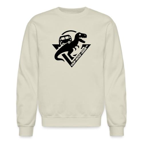 Dinosaur Fossil Camper Van Logo - Unisex Crewneck Sweatshirt