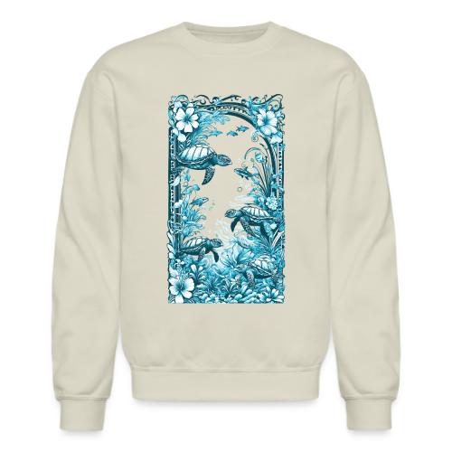 Sea Turtle Forest - Unisex Crewneck Sweatshirt