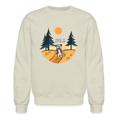 Trail Dog Adventure - Unisex Crewneck Sweatshirt