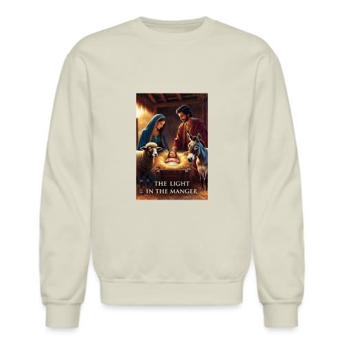 Nativity Manger T-Shirt - Unisex Crewneck Sweatshirt
