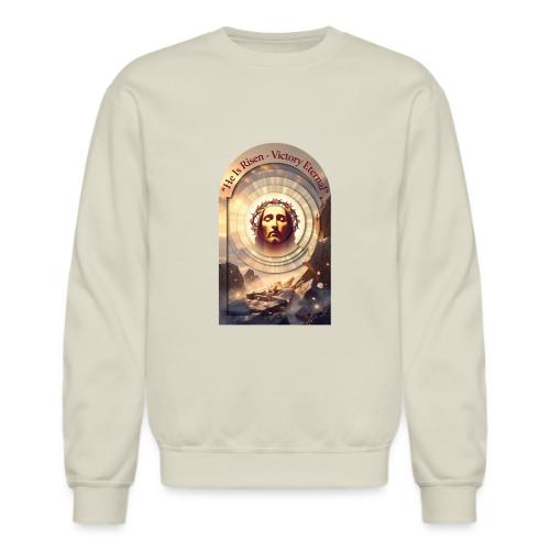 Easter He Is Risen Sacred Face T Shirt, wife Gift - Unisex Crewneck Sweatshirt