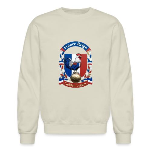 France Rooster Reign T-Shirt, Tricolore Pride Gift - Unisex Crewneck Sweatshirt