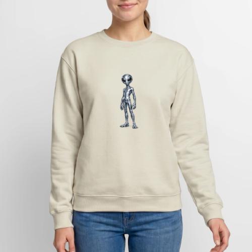 Silver Alien - Unisex Crewneck Sweatshirt