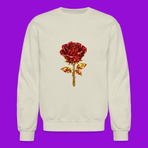 Golden Rose - Unisex Crewneck Sweatshirt