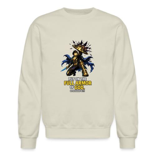 Full Armor of God Anime Warrior | Ephesians 6:11 C - Unisex Crewneck Sweatshirt