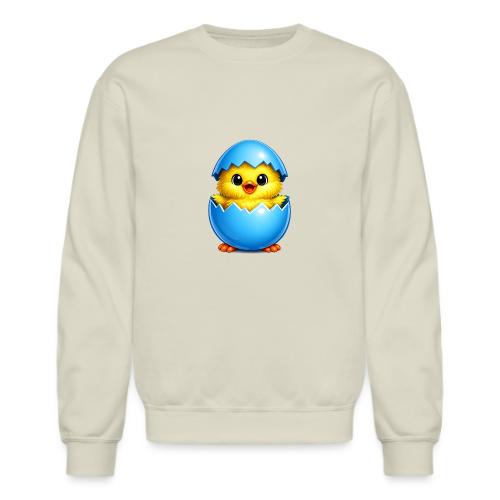 Easter Chick Blue - Unisex Crewneck Sweatshirt