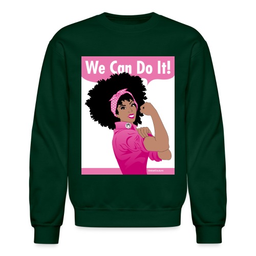 We can do it breast cancer awareness - Unisex Crewneck Sweatshirt