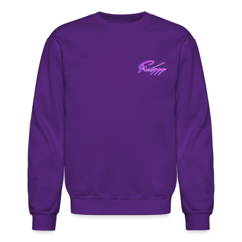 Frostyyy Cursive Purple - Unisex Crewneck Sweatshirt