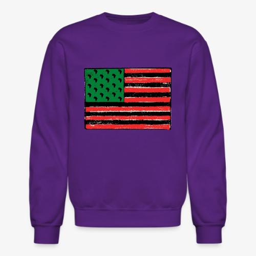 Red Green Black Flag - Unisex Crewneck Sweatshirt