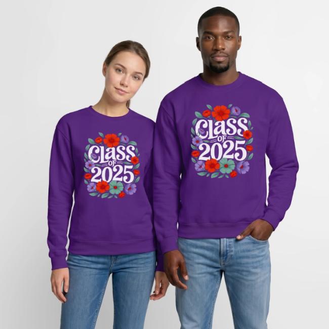 2025 Senior Graduation Gift Floral T-shirts