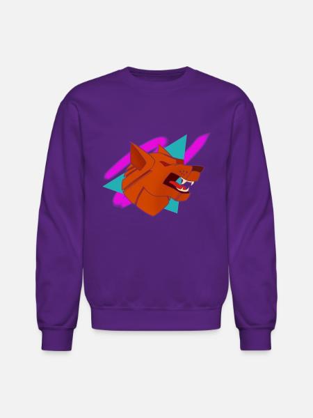 80s Clan - Unisex Crewneck Sweatshirt - purple