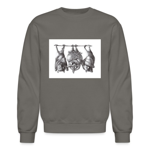 Vampire Owl with Bats - Unisex Crewneck Sweatshirt
